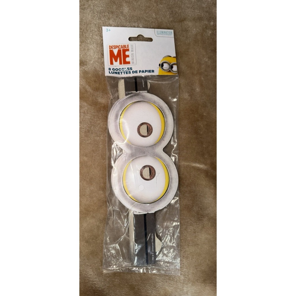 New Despicable Me Paper Goggles 8 Pcs Party Favors Bag Gift Minions